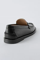 LEATHER LOAFERS