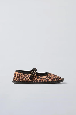 ANIMAL PRINT MARY JANES