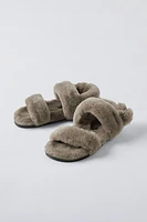 FURSKIN LEATHER SANDALS LIMITED EDITION