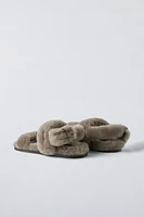 FURSKIN LEATHER SANDALS LIMITED EDITION