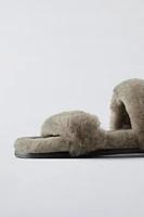 FURSKIN LEATHER SANDALS LIMITED EDITION