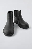 ELASTICATED RAIN BOOTS