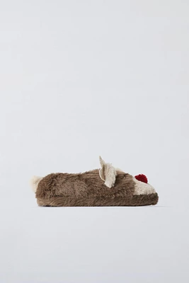 REINDEER SLIPPERS