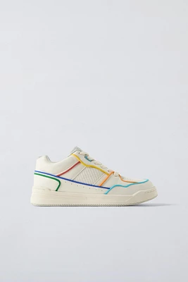 MULTI-COLOR TRIM SNEAKERS
