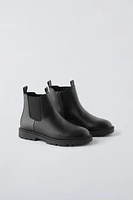 LUG SOLE ANKLE BOOTS