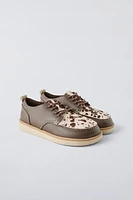 COWHIDE LEATHER SHOES