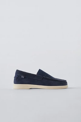 SUEDE BOAT SHOES