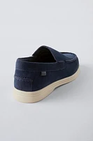 SUEDE BOAT SHOES