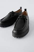 LEATHER OXFORD SHOES