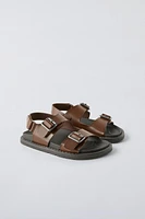 BUCKLED SANDALS