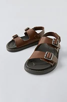 BUCKLED SANDALS