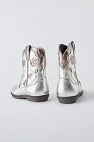 METALLIC COWBOY BOOTS