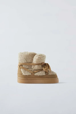 FAUX SHEARLING BOOTS SKI COLLECTION