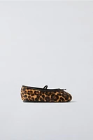 ANIMAL PRINT LEATHER MARY JANES