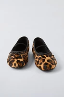 ANIMAL PRINT LEATHER MARY JANES