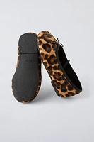 ANIMAL PRINT LEATHER MARY JANES