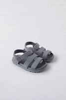 RUBBERIZED SANDALS