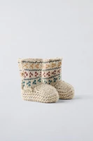 KNIT BOOTIES