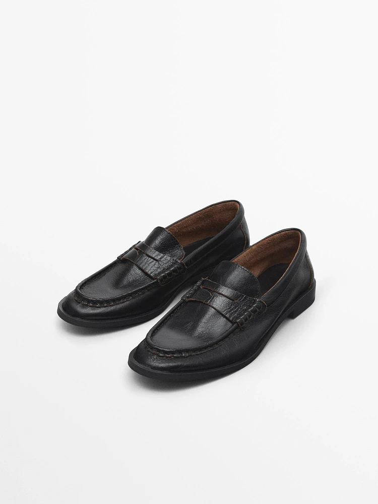 Soft penny loafers