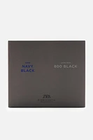 MAN NAVY BLACK + ZARA MAN 800 BLACK EDT 2X 90 ML (3.0 FL. OZ).