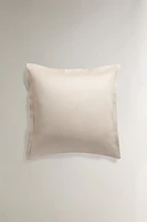 THREAD COUNT) SATEEN PILLOWCASE WITH TRIM