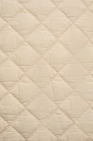 DIAMOND QUILTED THROW PILLOW COVER