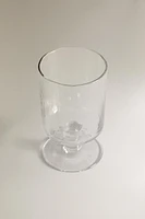 HAMMERED GLASS TUMBLER