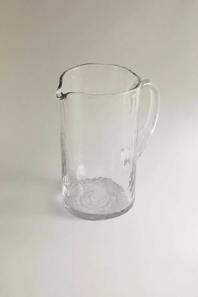 PICHET VERRE RECYCLABLE MARTELÉ