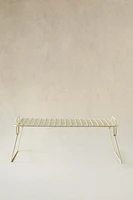 FOLDABLE LACQUERED METAL RACK