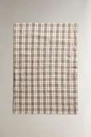 CHRISTMAS TARTAN CHECK LINEN KITCHEN TOWEL