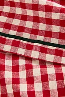 CHECK COTTON CHRISTMAS TABLECLOTH