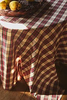 CHECK COTTON CHRISTMAS TABLECLOTH