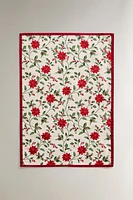 SET OF CHRISTMAS POINSETTIA KITCHEN TOWELS (SET OF 2)