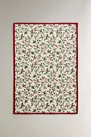 SET OF CHRISTMAS POINSETTIA KITCHEN TOWELS (SET OF 2)