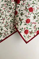 SET OF CHRISTMAS POINSETTIA KITCHEN TOWELS (SET OF 2)