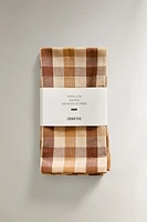 PLAID DYED THREAD NAPKINS (SET OF 2)