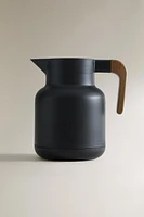 THERMOS WITH ACACIA HANDLE