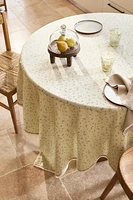 FLORAL PRINT COTTON TABLECLOTH