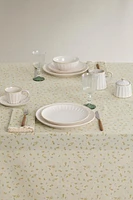 FLORAL PRINT COTTON TABLECLOTH