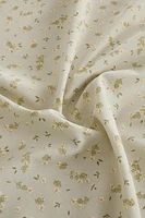 FLORAL PRINT COTTON TABLECLOTH