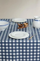 RESIN-COATED GINGHAM TABLECLOTH