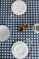 RESIN-COATED GINGHAM TABLECLOTH