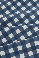 RESIN-COATED GINGHAM TABLECLOTH