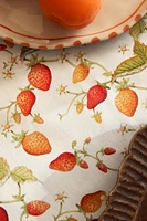 STRAWBERRY RESIN-COATED TABLECLOTH