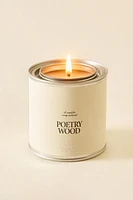 (230 G) POETRY WOOD SCENTED CANDLE