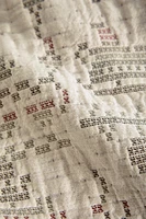 CHILDREN'S CHRISTMAS CROSS-STITCH COTTON BEDSPREAD