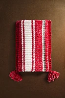 CHILDREN’S CHRISTMAS CHENILLE BLANKET WITH STRIPES