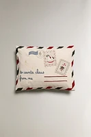 CHILDREN’S CHRISTMAS LETTER TO SANTA THROW PILLOW COVER