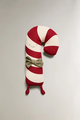 CHILDREN’S CHRISTMAS PILLOW WITH CANDY CANE