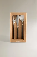 3-PIECE STEEL FLATWARE SET